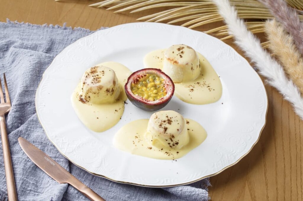Сырники с кокосовым муссом